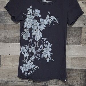 Hurley Black Cotton T-Shirt